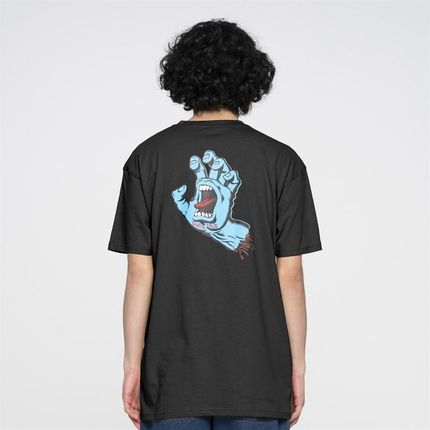 SANTA CRUZ - Screaming Hand Chest T-Shirt Black (BLACK ) rozmiar: L