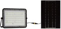 V-Tac Projektor Led Solarny 120W Pilot Auto Timer Ip65 Czarny Vt-120W 4000K 1200Lm Sku7826