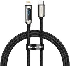 Baseus Usb-C Do Lightning Display Pd 20W 1M Czarny (6953156208636)