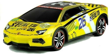 Leantoys Auto Zdalnie Sterowane Sportowe Pilot R/C Żółte