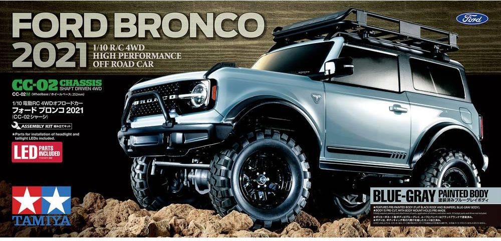ホビーラジコン TAMIYA CC-02 FORD BRONCO Zdalnie sterowany samochód Ford Bronco 2021 | Tamiya 58705