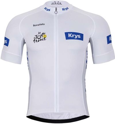 Bonavelo Koszulka Kolarska Z Krótkim Rękawem Tour De France 2023 Biały