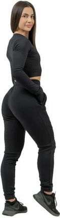 Nebbia High-Waist Joggers INTENSE Signature Black M