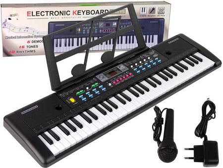 Leantoys Keyboard Mq-6112 Mikrofon Uchwyt Na Nuty 61 Klawiszy