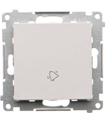 Zdjęcie Kontakt Simon Przycisk Zwierny Dzwonek Jasnoszary Mat Simon 55 Td1 01 114 Td101114 - Żywiec