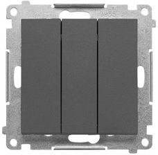 Zdjęcie Kontakt Simon Łącznik Potrójny Z Podświetleniem Grafitowy Mat Simon 55 Tw31L 01 116 Tw31L01116 - Wodzisław Śląski