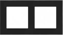 Zdjęcie Kontakt Simon Ramka Podwójna Czarny Mat Simon 55 Line Tr2 149 Tr2149 - Otwock