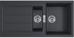 Zdjęcie Produkt z Outletu: Franke Sirius 2.0 S2D 651-100 Onyx Tectonite Wpuszczany W Blat Ociekacz- - Tłuszcz