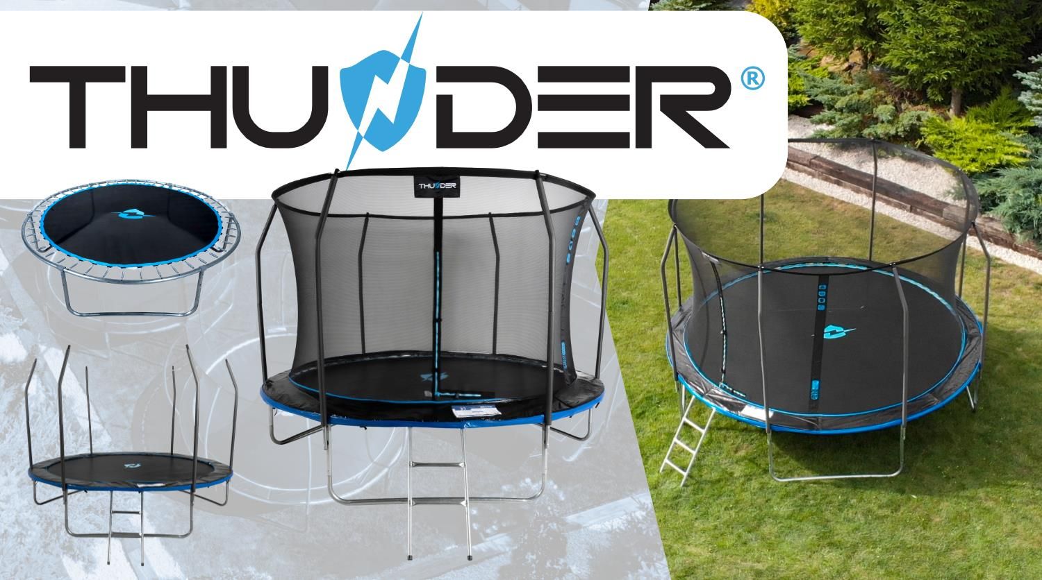 фото Батут Thunder Inside Elite 8ft Blue