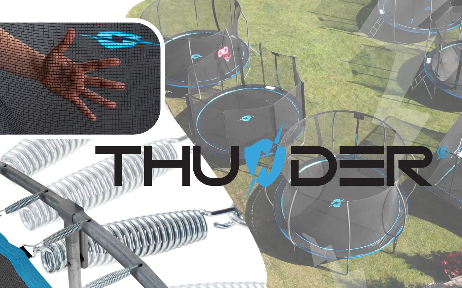 фото Батут Thunder Inside Elite 8ft Blue