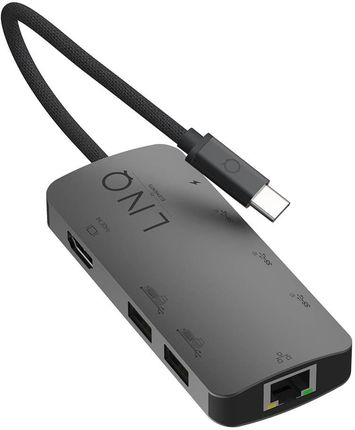 Linq - Hub 8in1 8K Pro USB-C Multiport - Space Gray (LQ48022)