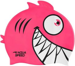 Aqua Speed Czepek Pływacki Silikonowy Dla Dzieci Pirana