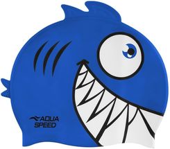 Aqua Speed Czepek Pływacki Silikonowy Dla Dzieci Pirana