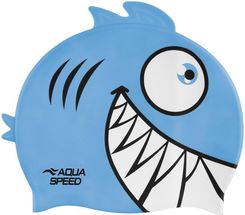 Aqua Speed Czepek Pływacki Silikonowy Dla Dzieci Pirana