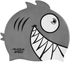 Aqua Speed Czepek Pływacki Silikonowy Dla Dzieci Pirana