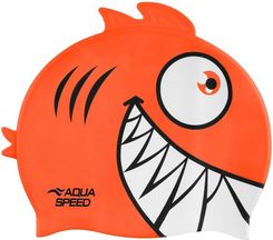 Aqua Speed Czepek Pływacki Silikonowy Dla Dzieci Pirana