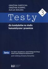 Zdjęcie Testy dla kandydatów na studia humanistyczne i prawnicze 3 - Warszawa