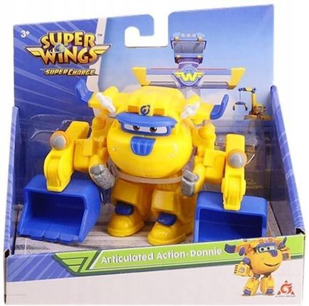 Alpha Group Super Wings Samolot Articulated Action Donnie 8Cm