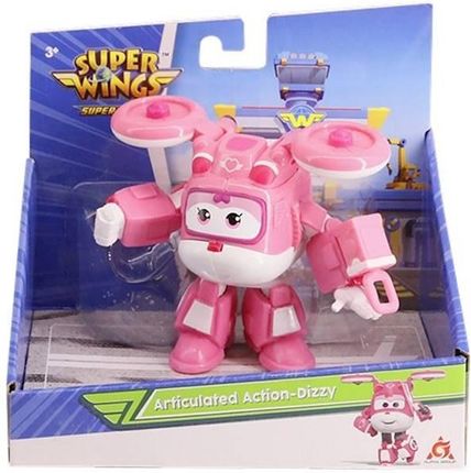 Alpha Group Super Wings Samolot Articulated Action Dizzy 8Cm