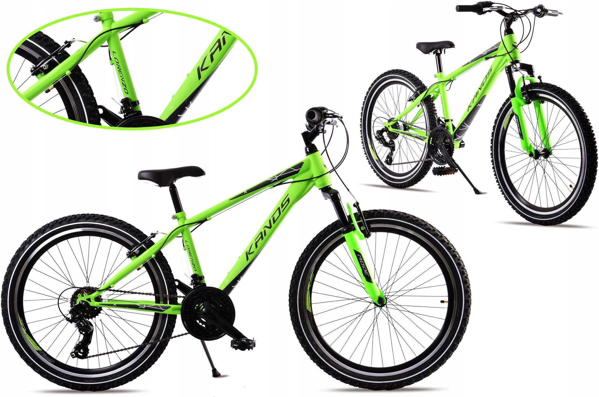 Kands Lorenzo Seledynowy 24 2023 Rowery Turystyczne Dziecięce Ceny