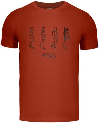 Koszulka turystyczna męska z krótkim rękawem Alpinus Four seasons 