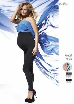 Legginsy Bas Bleu Anabel ciążowe 200 den S-2XL 