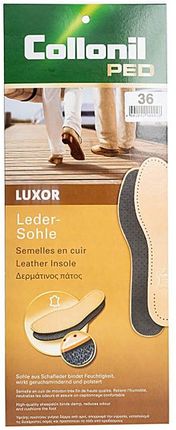 Collonil Wkładki Do Butów 37-40 Beżowe Skórzane Na Lateksie Luxor Leder-Sohle