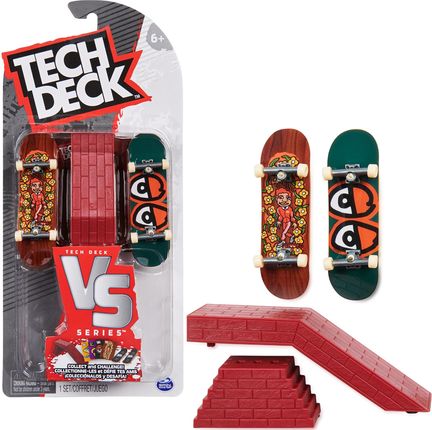 Tech Deck Fingerboard Krooked Vs Series Zestaw 2 Deskorolki I Schody