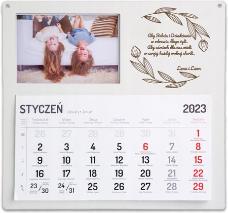 Kalendarz Ze Zdjęciem Prezent Dla Babci I Dziadka