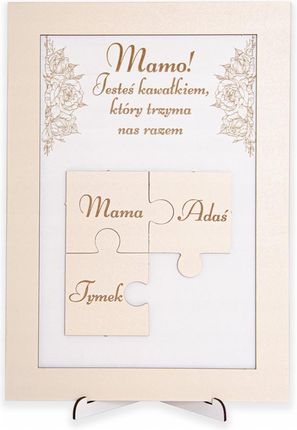 Gift4_Pl Prezent Podziękowanie Laurka Puzzle Na Dzień Matki