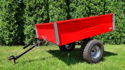 Zdjęcie Vares Przyczepa Do Traktorka Tr 220 S Ocynk Plus - Kolor Czerwony - Częstochowa