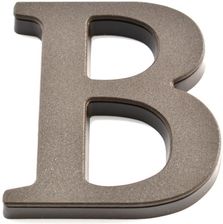 Zdjęcie Sartpol Litera B 10Cm Tworzywo Brąz (894344) - Mordy
