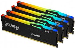 Zdjęcie Pamięć RAM Kingston Fury Beast RGB 128GB 5200Mhz CL40 (KF552C40BBAK4128) - Sierpc