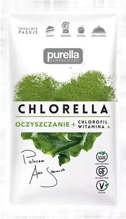 Purella Superfoods Oczyszczanie Chlorella 21g