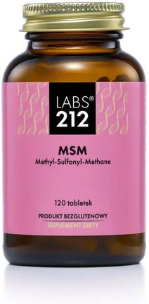 Labs212 Msm Siarka /Metylosulfonylometan/ 500 Mg 120tabl.