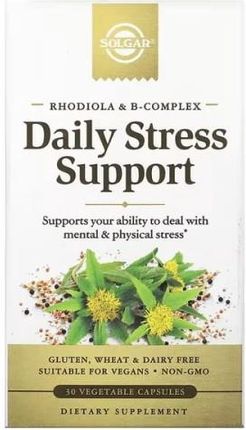 Swanson Solgar Rhodiola & B Complex Daily Stress Support 60 kaps