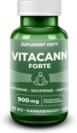 Sativa Poland Vitacan Forte 900Mg Cbd Vitamina D B12 Griffonia 30kaps.