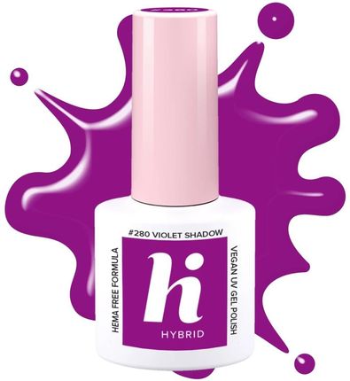 Hi Hybrid Neon #280 Violet Shadow Lakier Hybrydowy 5Ml