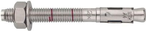 Index mtp-a4 mannelijk anker voor hoge belastingen m12 x 145 diameter