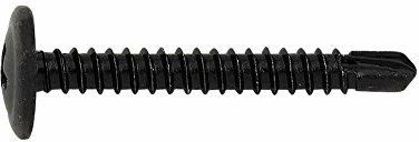 Index Fixing Systems TC-CA – 100 studs voorgemonteerd met schroef en verzonken kop beklede coating (Polyamide 6.6) 5 x 35 mm, diámetro de 5 mm