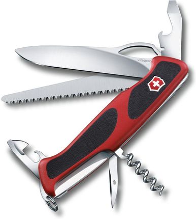 Scyzoryk Victorinox RangerGrip 79, 12 funkcji, dł.130mm, czerw/czar (0.9563.MC)