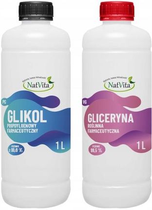 Natvita Glikol Propylenowy Gliceryna 1L 1L