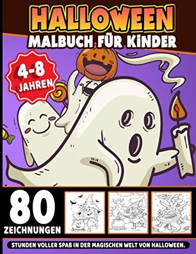 Halloween Malbuch F R Kinder Ab Jahren Halloween Kinderbuch Literatura Obcoj Zyczna