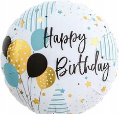 Zdjęcie Godan Balon Ibrex Hel Okrągły 14 Happy Birthday - Kolonowskie