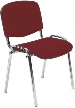 Nowy Styl Krzesło Konferencyjne Iso Chrom Bordowe