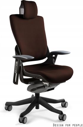 Unique Krzesło Ergonomiczne Wau 2 Czarny Tkanina Brąz