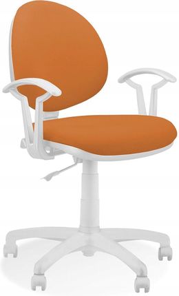 Nowy Styl Krzesło Biurowe Obrotowe Smart-W Pomarańczowe Ns
