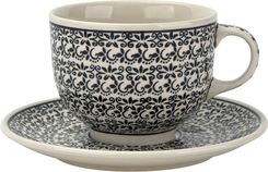 Zdjęcie Bolesławiec Filiżanka Ceramiczna 500Ml + Spodek Dekor 941 - Libiąż