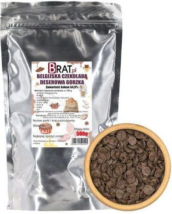 Brat Czekolada Deserowa Belgijska 500g