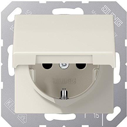 JUNG AS500 Stopcontact 1-voudig RA alpine wit AS1520WW kopen